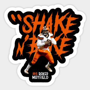 baker-mayfield-shake and bake Sticker